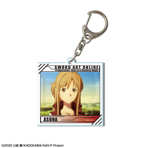 『劇場版 ソードアート・オンライン -プログレッシブ- 星なき夜のアリア』アクリルキーホルダー デザイン09(アスナ/D)【202403再販】